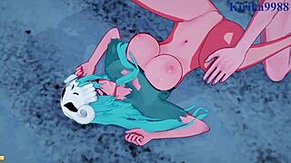 Nel, Nelliel, Tier Harribel, and Ichigo Kurosaki Engage in Intense Sex in Bleach Hentai