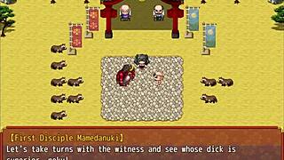 battle shrine maiden honoka part 4 with blowjob and fingering