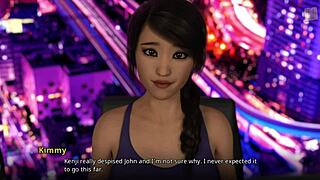 shauna advises john on edging techniques in their animated homemade video.