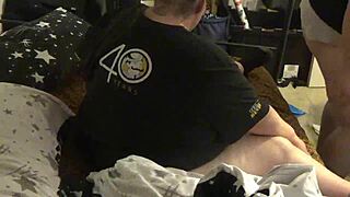 Eating pussy like a pro.