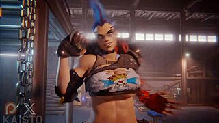 junker queen catches thief and dominates him with dirty talk