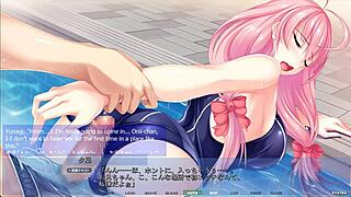 Akumeru Family - Yunagi Route Part 2 - Pounding Ass in Pool