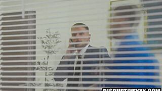 gay sex happening in the office.