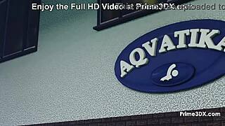 Prime3dx Poolside Milfs Animation: Fat Curvy Hentai Babes with Monster Cocks.