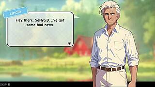 anime girl gives handjob and deepthroat in hentai walkthrough