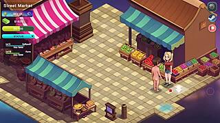 anime girl gives handjob and deepthroat in hentai walkthrough