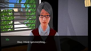 Hey, check out my new family in this homemade hentai anime.