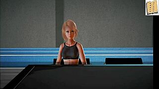 My new family 19 follows teen blonde with small tits in cartoon game