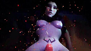 D.Va Battles Widowmaker In Intense Hentai Fuck!