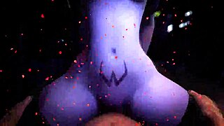 D.Va Battles Widowmaker In Intense Hentai Fuck!