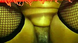 Anime girl solo masturbating with dildo on big ass