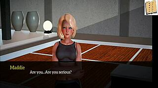 My new family 19 follows teen blonde with small tits in cartoon game