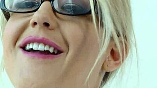 milf boss in glasses takes charge at the office, so hot! 🔥