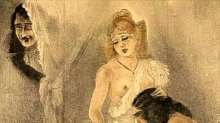 vintage erotic drawings interracial