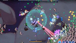 Teen waifu in sexy outfit busts out big tits in wings of seduction hentai game