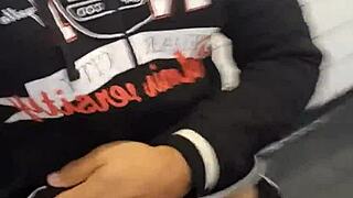 Gym Bathroom Naughtiness Or Public Exposure?