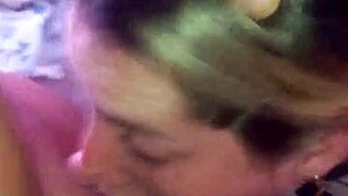 i love this rich slut, slobbering her tits and giving cum in mouth