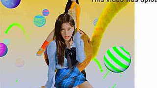 loona performs energetic hula hoop dance in mv