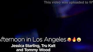 Jessica Starling and Tru Kait say, 'Let's have a threesome in LA with monster cocks.'