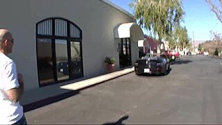 Shaved pussy takes monster cock in assfucking?