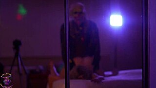 Gay clowns party hard at night club before hardcore sex