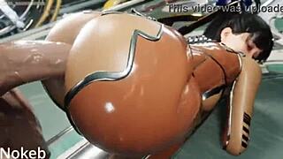 Ever seen cursed pounding in wild hentai action?