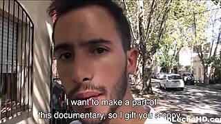 Man, this amateur Latino twink tried gay sex for cash with a stranger POV