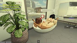 intense rough sex with wife in bath, pounding her pussy and ass 😈