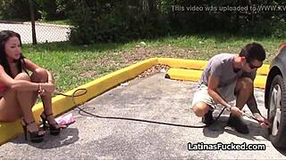 Public sex with my girlfriend for money to buy a car