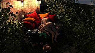 Blonde Wife And Mother-In-Law Riding In Cowgirl