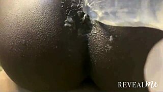 Enjoy an African gay man’s anal pleasure with a big dildo and his partner’s cumshow