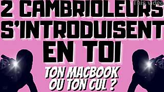 Two Burglars Plan To Take You In Double Penetration With Dirty Talk