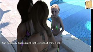 A wife and stepmother in an erotic game