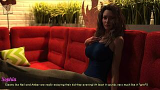 Blonde Wife And Mother-In-Law Riding In Cowgirl