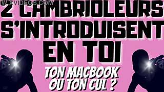 Two Burglars Plan To Take You In Double Penetration With Dirty Talk