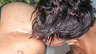 Partner eats married neighbor sheer