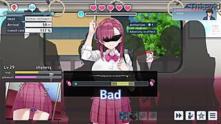 Undercover agent Lina in blindfold