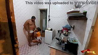 Slamming Hard in Kitchen with My Stepdaughter Anal