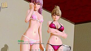 Harem Hotel 62 with Hotel Hentai Anime Game Action!