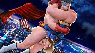 3D Bara Men in Raw Gay Bareback Anal Action