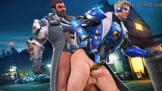 3D Bara Men in Raw Gay Bareback Anal Action