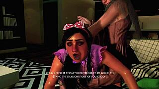 spanked and paddled to tears in this gay teen fetish clip