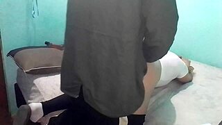 I bent her over for doggy style on a cold day in bed