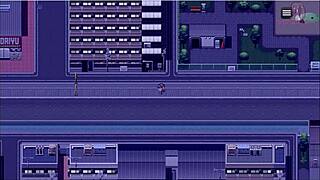 Night walk 11 exposes bondage play in park