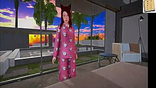 my new family game with homemade teen 18+ fun