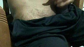 Young and straight Indian man tries out gay handjob