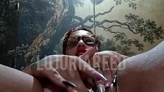 This Argentine Prostitute Masturbates Her Big Ass and Tits, Missing Dick