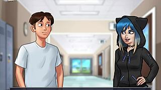 Get some hot anime action with Summertime Saga 33