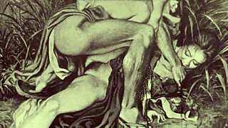 what secrets hide in these vintage erotic cartoon drawings?