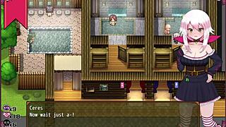 This confused witch strips in the men's bathroom hentai